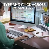 Logitech MK950 Signature Slim draadloze desktopset Grafiet, US-International lay-out (QWERTY), 400 - 4000 dpi