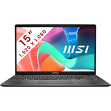 MSI Modern 15 (F1MXG-1036BE) 15.6"  laptop Grijs | Core 5 120U | Iris Xe Graphics | 16 GB | 512 GB SSD