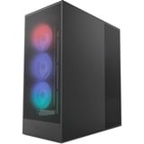 NZXT H7 Flow RGB (2024) midi tower behuizing Zwart | 2x USB-A | 1x USB-C | RGB | Tempered Glass