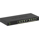 Netgear 8-poorts Gigabit Ethernet unmanaged PoE+ Essentials switch (GS308LP) Zwart, 60 Watt PoE