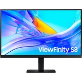 Samsung ViewFinity S80UD S27D800UAU 27" 4K UHD monitor Zwart, HDMI, DisplayPort, 3x USB-A, USB-B, USB-C, RJ-45