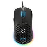 Sharkoon Light² 180  gaming muis Zwart, 400 - 12.000 dpi, RGB leds