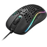 Sharkoon Light² S gaming muis Zwart, 600 - 6200 dpi, RGB leds