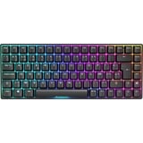 Sharkoon SKILLER SGK50 S3, gaming toetsenbord Zwart, BE Lay-out, Gateron Yellow, RGB leds, Hot-swappable, 75%