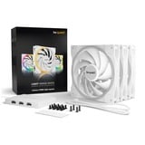 be quiet! Light Wings PWM high-speed RGB case fans Wit, 3 stuks, 140 x 140 x 25 mm, Incl. controller