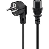 goobay Eurostekker > C13 kabel Zwart, 3 meter