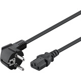 goobay Eurostekker > C13 kabel Zwart, 3 meter