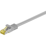 goobay Patchkabel S/FTP, RJ-45 met Cat.7 Grijs, 1 meter