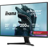 iiyama G-Master Red Eagle G2771QS-B1 27" gaming monitor Zwart, 200Hz, HDMI, DisplayPort, Audio, NVIDIA G-Sync