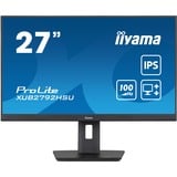 iiyama ProLite XUB2792HSU-B6 27" monitor Zwart (mat), HDMI, DisplayPort, USB, Audio
