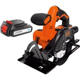 BLACK+DECKER Accu Cirkelzaag BDCCS18-QW handcirkelzaag Zwart/oranje, Accu en oplader inbegrepen