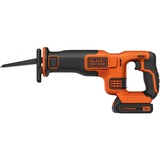 BLACK+DECKER Accu Reciprozaag BDCR18-QW Oranje/zwart, Accu en oplader inbegrepen