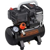 BLACK+DECKER Air Compressor BD 195/6-NK Zwart/oranje, 6 l
