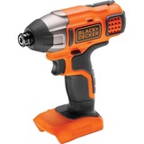 BLACK+DECKER BDCIM18N 18V Slagschroevendraaier Oranje/zwart, Accu en oplader niet inbegrepen