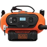 BLACK+DECKER BDCINF18N AC/DC multi-voltage compressor Oranje/zwart, Accu niet inbegrepen