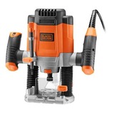 BLACK+DECKER Bovenfrees KW1200E-QS Oranje/zwart