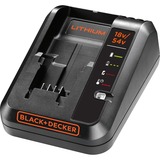 BLACK+DECKER Combinatie oplader BDC2A Zwart