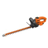 BLACK+DECKER Heggenschaar BEHTS301 Oranje/zwart, Met extra zaagblad voor verhoogde snoeicapaciteit