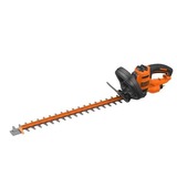 BLACK+DECKER Heggenschaar BEHTS451 Oranje/zwart, Met extra zaagblad voor verhoogde snoeicapaciteit