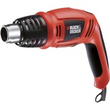 BLACK+DECKER Heteluchtpistool met draaibare handgreep KX1693 Oranje/zwart, Koffer, 6 toebehoren