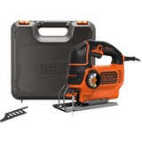 BLACK+DECKER Pendeldecoupeerzaag KS901SEK-QS Oranje/zwart, Incl. Koffer