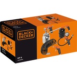 BLACK+DECKER Pneumatische Kit 5 delig set Zwart/oranje