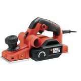 BLACK+DECKER Schaafmachine KW750K elektrische schaafmachine Oranje/zwart, Koffer