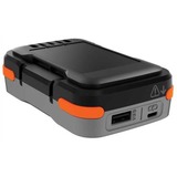 BLACK+DECKER USB-Accu BDCB12B-XJ oplaadbare batterij Zwart/oranje