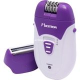 Bestron AC930 oplaadbare epilator Wit/paars