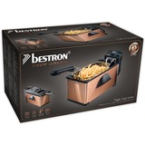 Bestron AF370CO Friteuse met cool zone-techniek frituurpan Koper, 3,5 Liter