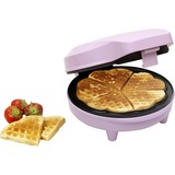 Bestron ASW217 Hartjeswafelmaker wafelijzer Pink