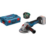 Bosch Accu Haakse slijper GWS 18V-10 PSC Professional Blauw/zwart, Accu niet inbegrepen