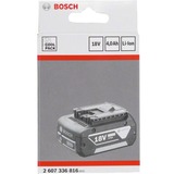 Bosch Accu Li-Ion 18V 4Ah oplaadbare batterij Zwart