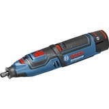 Bosch Accu-rotatiegereedschap GRO 10,8/12V Li Professional multifunctioneel gereedschap blauw/zwart, Oplader en 2 accu's inbegrepen