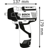Bosch Accu-slagmoersleutel GDS 12V-115 Professional solo, 12Volt Blauw/zwart, Accu en oplader niet inbegrepen