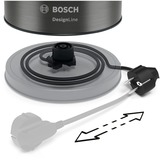 Bosch DesignLine Waterkoker TWK5P475 Grijs/zwart, 1,7 l