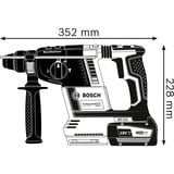 Bosch GBH 18V-26 Professional solo boorhamer Blauw/zwart, Accu en oplader niet inbegrepen
