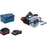 Bosch GKS 18V-68 GC 2x 8Ah GCY L-BOXX handcirkelzaag blauw