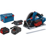 Bosch GKT 18V-52 GC 2x 5,5Ah FSN  L-BOXX handcirkelzaag Blauw/zwart