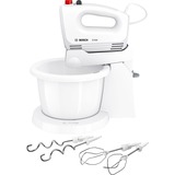 Bosch Handmixer CleverMixx MFQ2600W Wit/rood