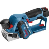 Bosch Hobel GHO 12V-20, 2x3,0Ah elektrische schaafmachine blauw/zwart
