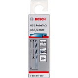 Bosch Spiraalboor HSS PointTeQ 338 3,5x39x70 mm boren 10 stuks
