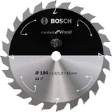 Bosch Standard for Wood cirkelzaagblad voor accuzagen 184 x 1,6 / 1 x 16 T24