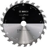 Bosch Standard for Wood cirkelzaagblad voor accuzagen 254 x 2,2 / 1,6 x 30 T24