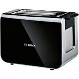 Bosch Toaster TAT 8613 broodrooster Roestvrij staal/zwart, Retail