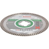 Bosch X-LOCK Best voor Keramiek Extra Clean Turbo diamantdoorslijpschijf 125mm 
