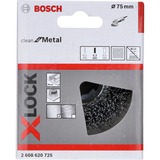 Bosch X-LOCK Clean for Metal komborstel gegolfd 75mm staal 