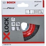 Bosch X-LOCK Clean for Metal schijfborstel gegolfd 115mm staal 