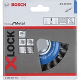 Bosch X-LOCK Heavy for Metal schijfborstel getordeerd 115mm staal 