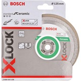 Bosch X-LOCK Standard voor Keramiek diamantdoorslijpschijf 125mm 